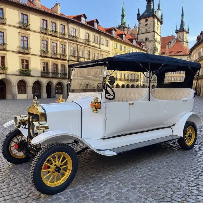 4-Seater Classic Electric Golf Cart with 120 km Range and AC Drive