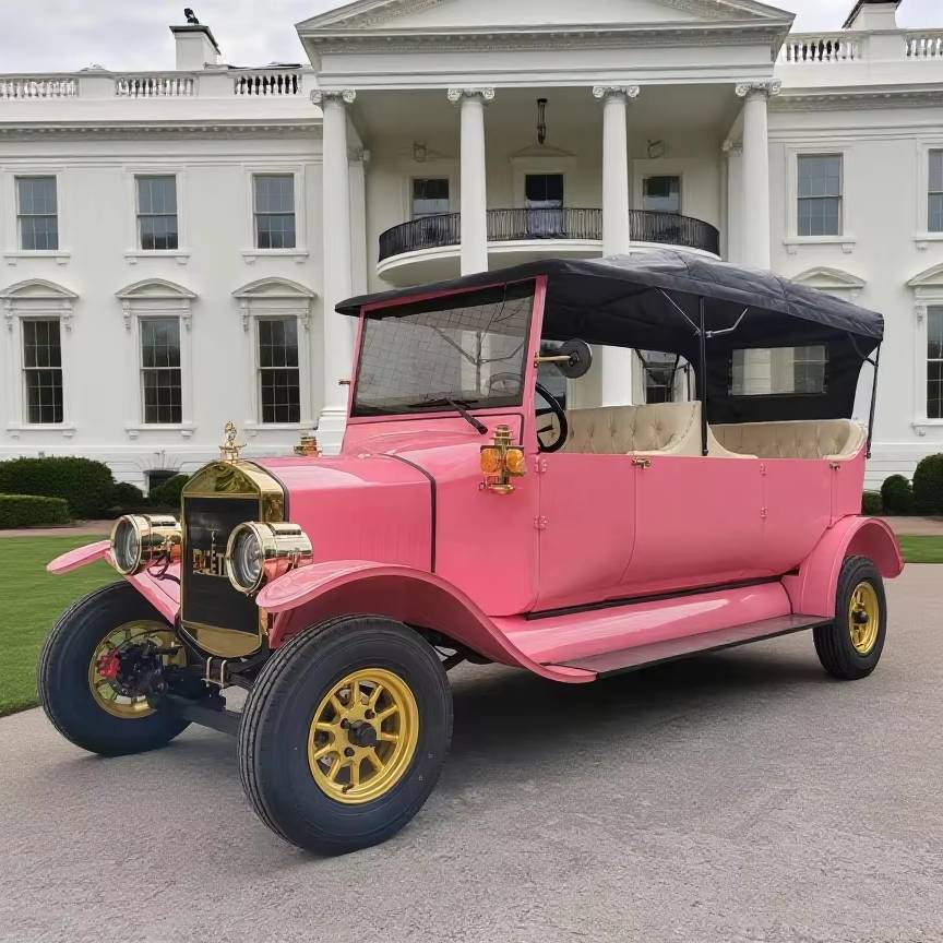 4-Seater Classic Electric Golf Cart with 120 km Range and AC Drive