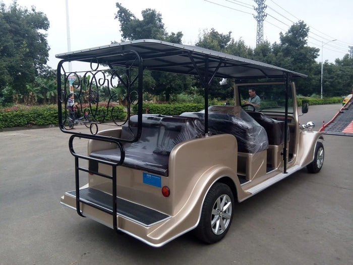 8-Seater Classic Electric Golf Cart with 7.5kW AC Drive and 72V System