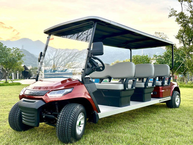 6-Seater Electric On-Road Luxury Golf Cart with AC Motor
