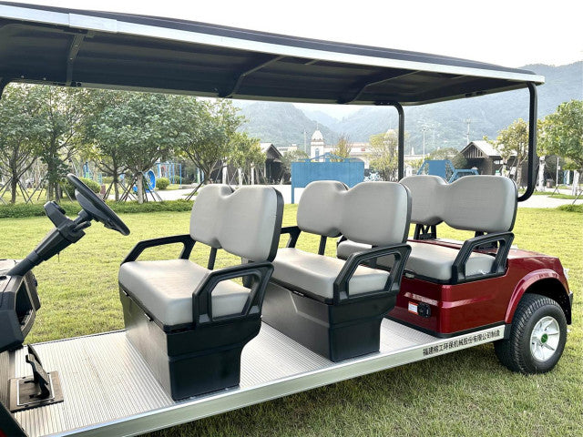 6-Seater Electric On-Road Luxury Golf Cart with AC Motor
