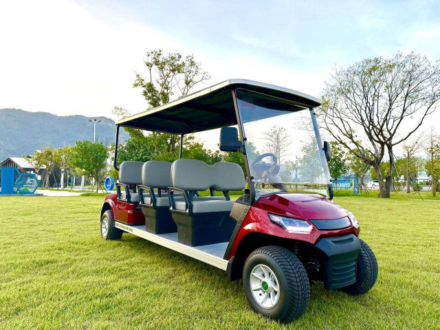 6-Seater Electric On-Road Luxury Golf Cart with AC Motor