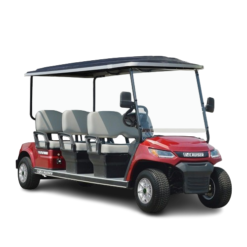 6-Seater Electric On-Road Luxury Golf Cart with AC Motor