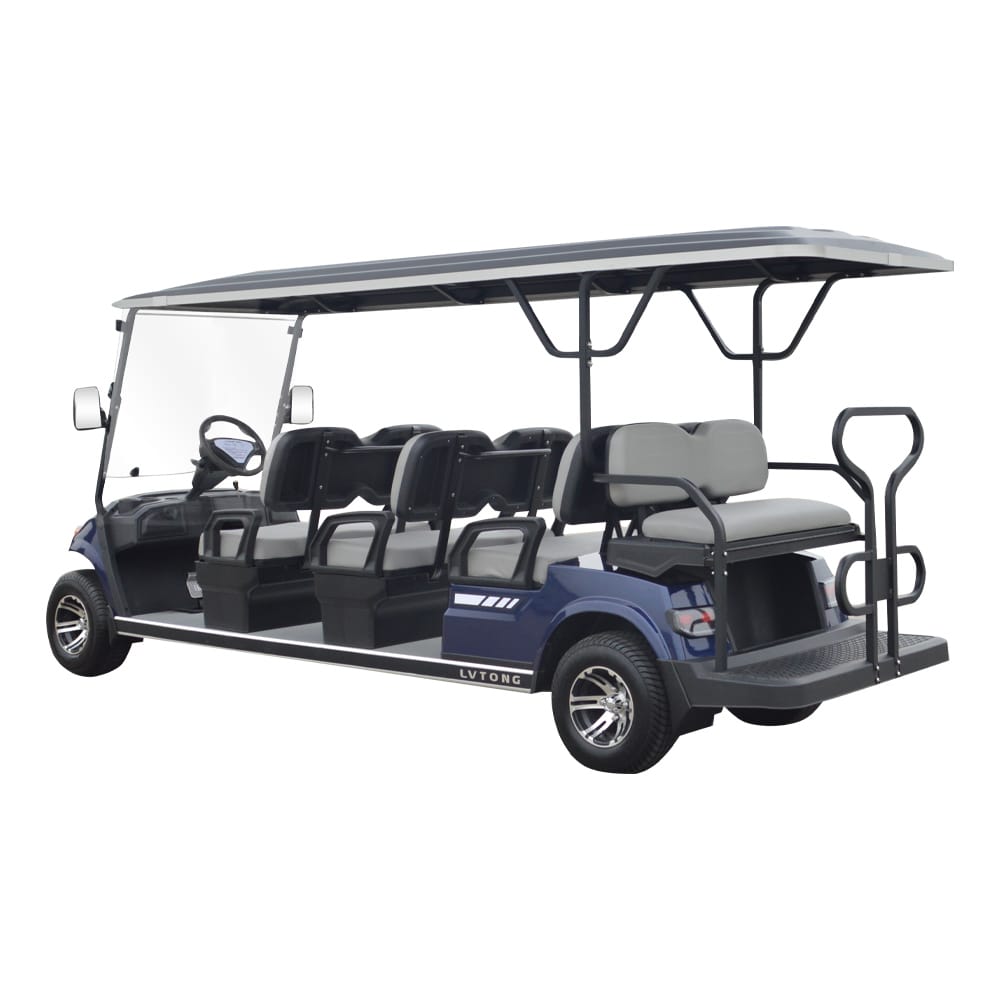 8-Seater Electric On-Road Golf Cart Shuttle with AC Motor