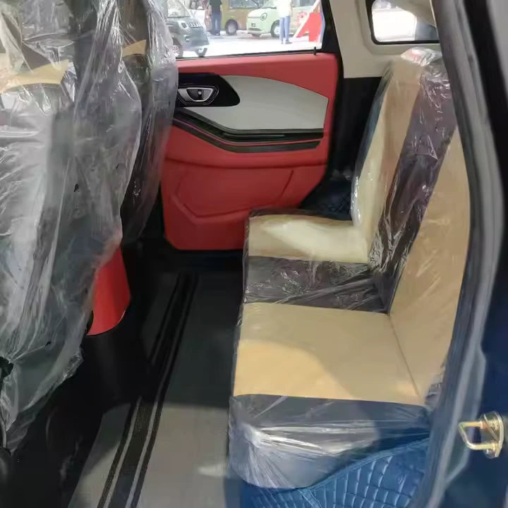 Enclosed 4-Seater Electric Golf Cart with Air Conditioning