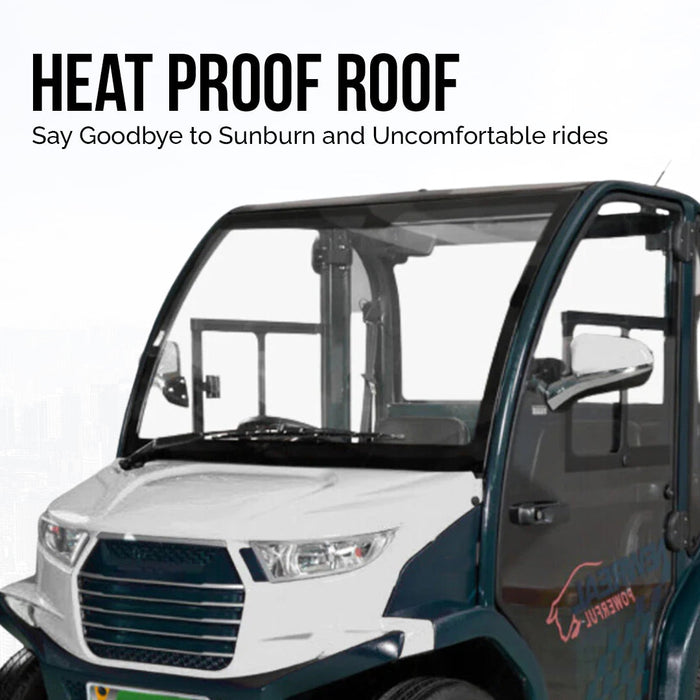 Luxury 2-Seater Electric Golf Cart with Air Conditioning