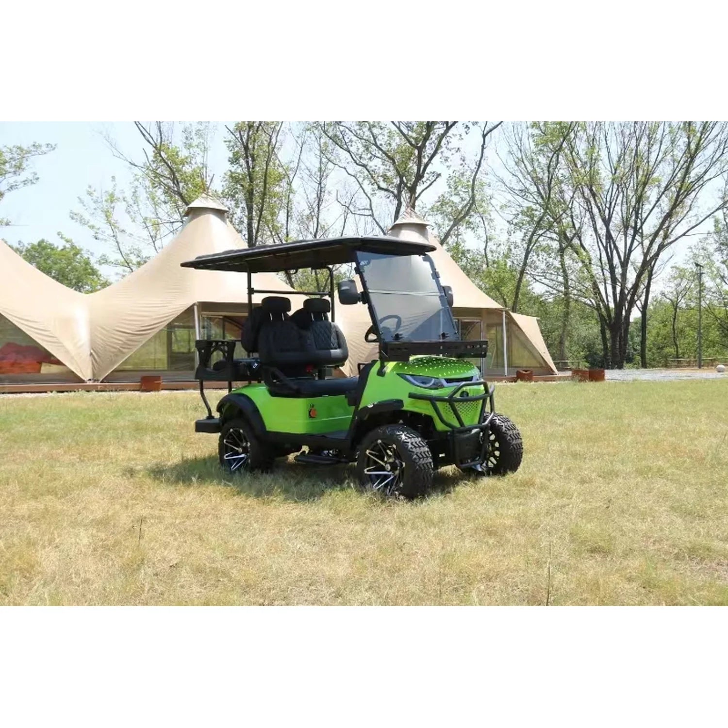Lifted 4-Seater Off-Road Electric Golf Cart