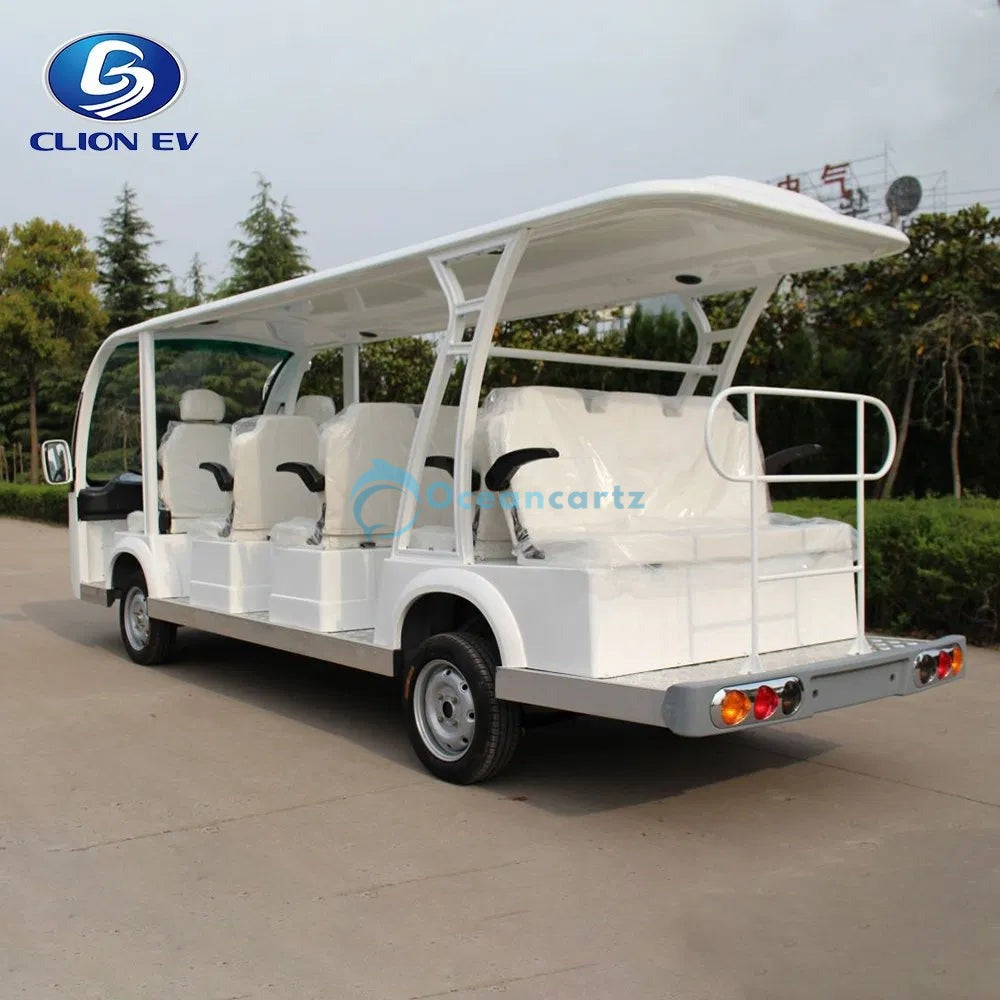 Oceancartz 14-Seater 72V 7.5kW Electric Sightseeing Shuttle Golf Cart - Sightseeing Electric Buses - 14 Seater | Oceancartz