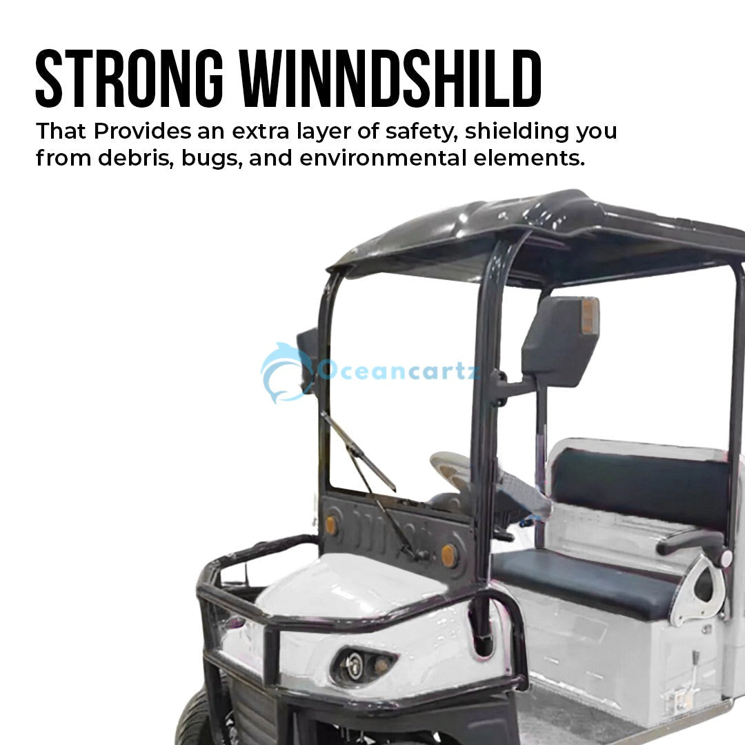Oceancartz 2-Passenger 60V Electric Utility Golf Cart with 1500W Motor and Long Cargo Box - Utility Golf Carts - 2 Seater - Photo 5 | Oceancartz