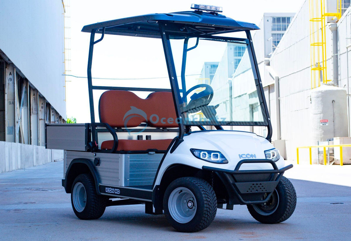 Oceancartz 2-Passenger Electric Utility Golf Cart with Cargo Bed, 48V 5kW AC Motor, and 500kg Load Capacity - Utility Golf Carts - 2 Seater | Oceancartz