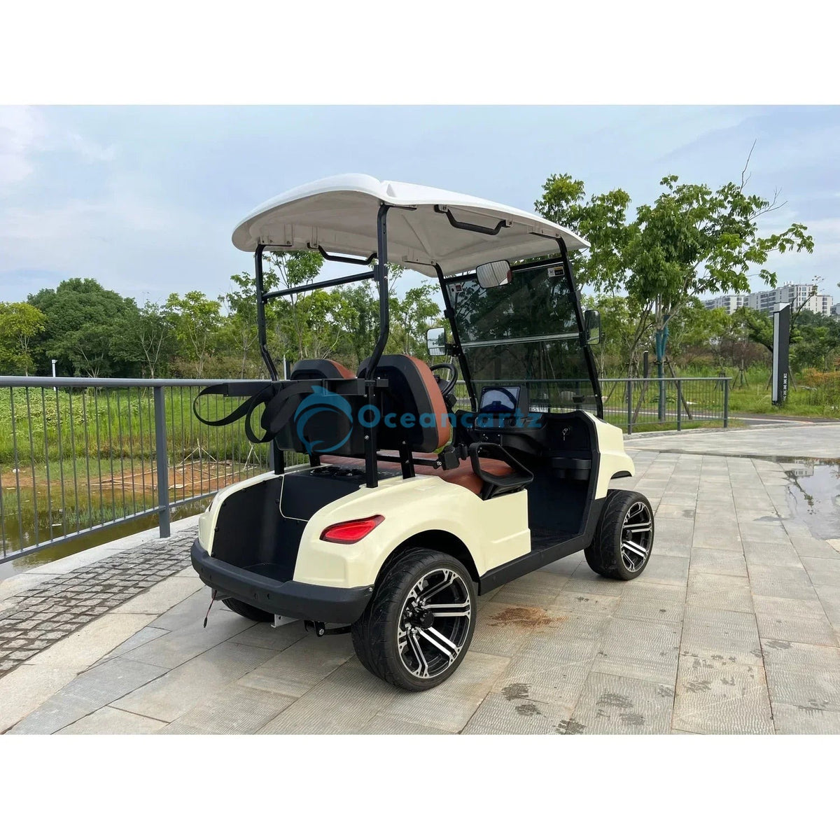 Oceancartz 2-Seater 48V 4000W Electric Golf Cart with 108Ah Lithium Battery and 12-Inch Alloy Rims - Normal Golf Carts - 2 Seater - Photo 8 | Oceancartz