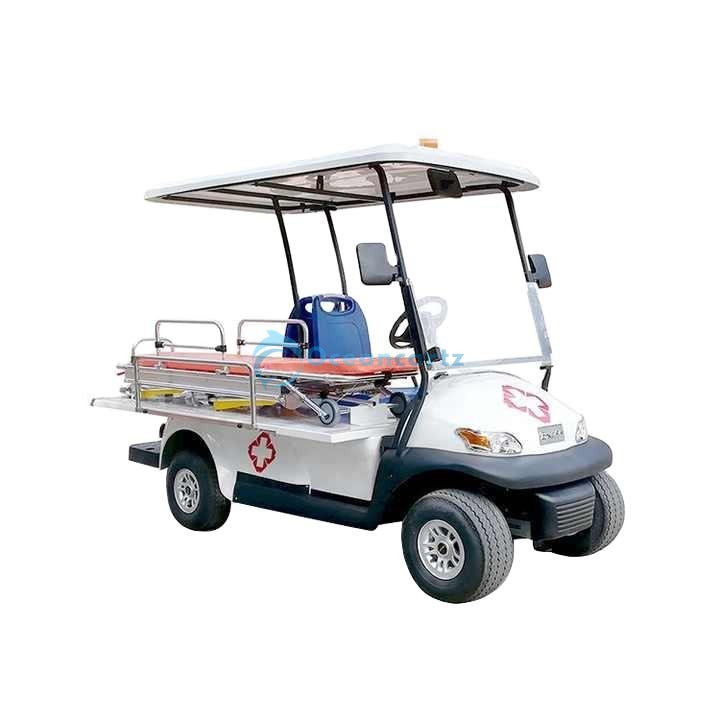 Oceancartz 2-Seater Electric Emergency Response Utility Golf Cart with Integrated Patient Stretcher and 48V 3.7 kW DC Motor - Utility Golf Carts - 2 Seater | Oceancartz
