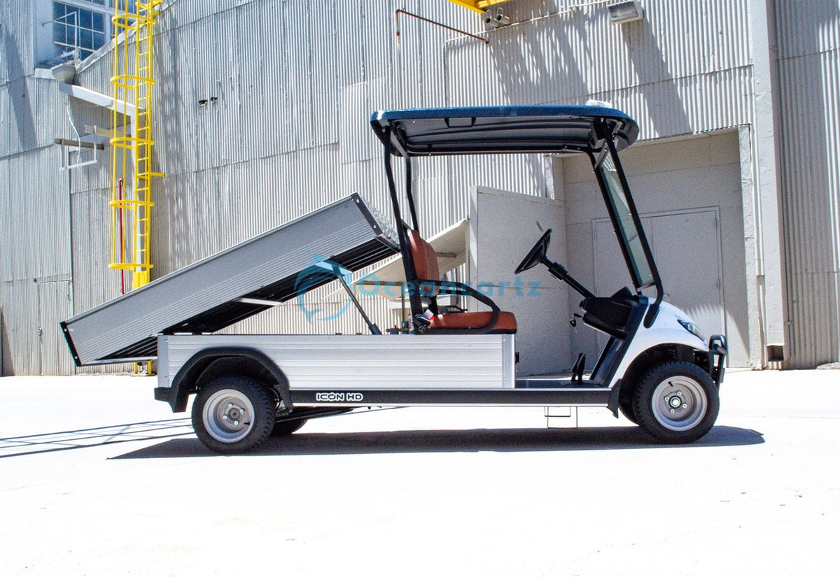 Oceancartz 2-Seater Electric Utility Golf Cart with 48V 5kW AC Motor and 1835mm Hydraulic Cargo Box - Utility Golf Carts - 2 Seater - Photo 4 | Oceancartz