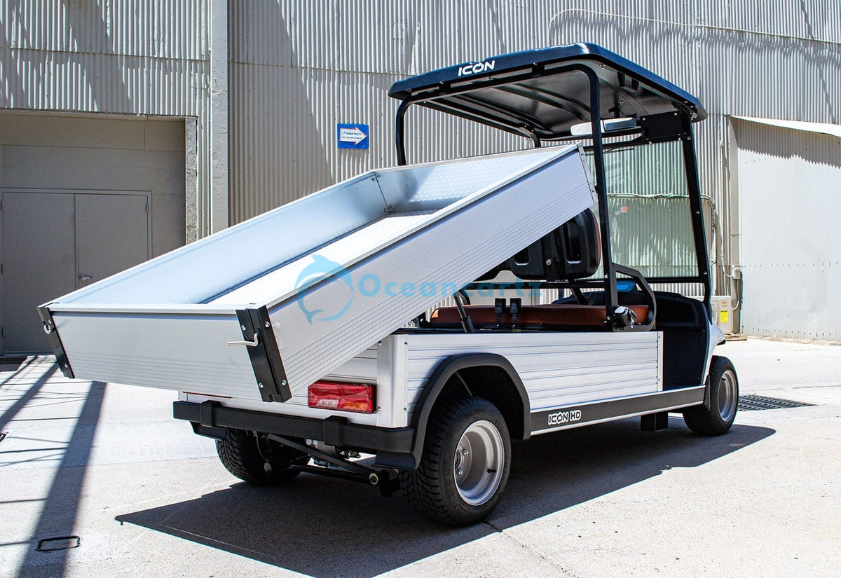 Oceancartz 2-Seater Electric Utility Golf Cart with 48V 5kW AC Motor and 1835mm Hydraulic Cargo Box - Utility Golf Carts - 2 Seater - Photo 5 | Oceancartz