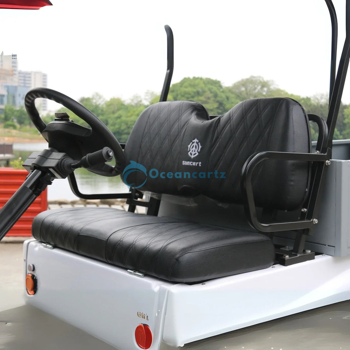 Oceancartz 2-Seater Off-Road Utility Electric Golf Cart, 48V 5000W AC Motor, 108Ah Lithium Battery, 227kg Rear Dump Bed, 1360kg Winch, 64km Range - Utility Golf Carts - 2 Seater - Photo 7 | Oceancartz