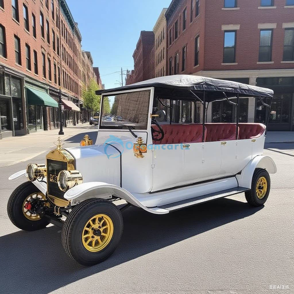 Oceancartz 4-Passenger Classic Style Electric Golf Cart with 48V 5kW AC Motor and Steel Body - Classic Golf Carts - 4 Seater - Photo 4 | Oceancartz