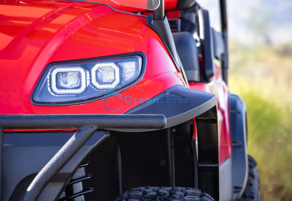 Oceancartz 4-Passenger Lifted Electric Golf Cart with 51V 5kW Motor and 42cm Ground Clearance - Normal Golf Carts - 4+2 Seater - Photo 9 | Oceancartz