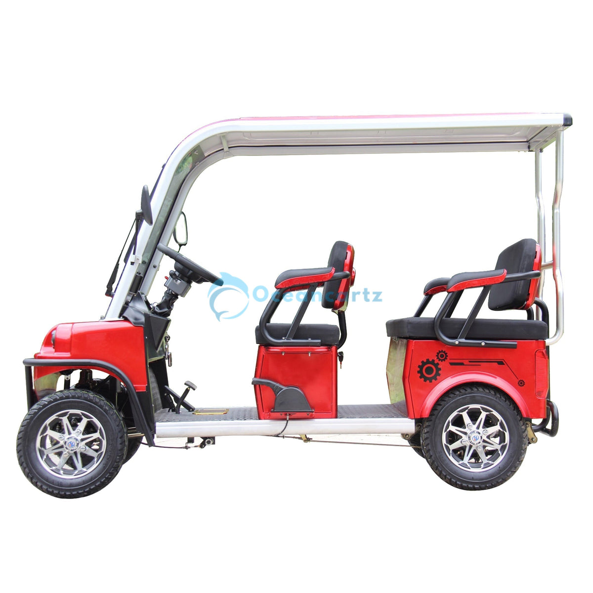 Oceancartz 4-Seater 60V On-Road Electric Golf Cart with 1200W Motor and Regenerative Braking - Normal Golf Carts - 4 Seater - Photo 7 | Oceancartz