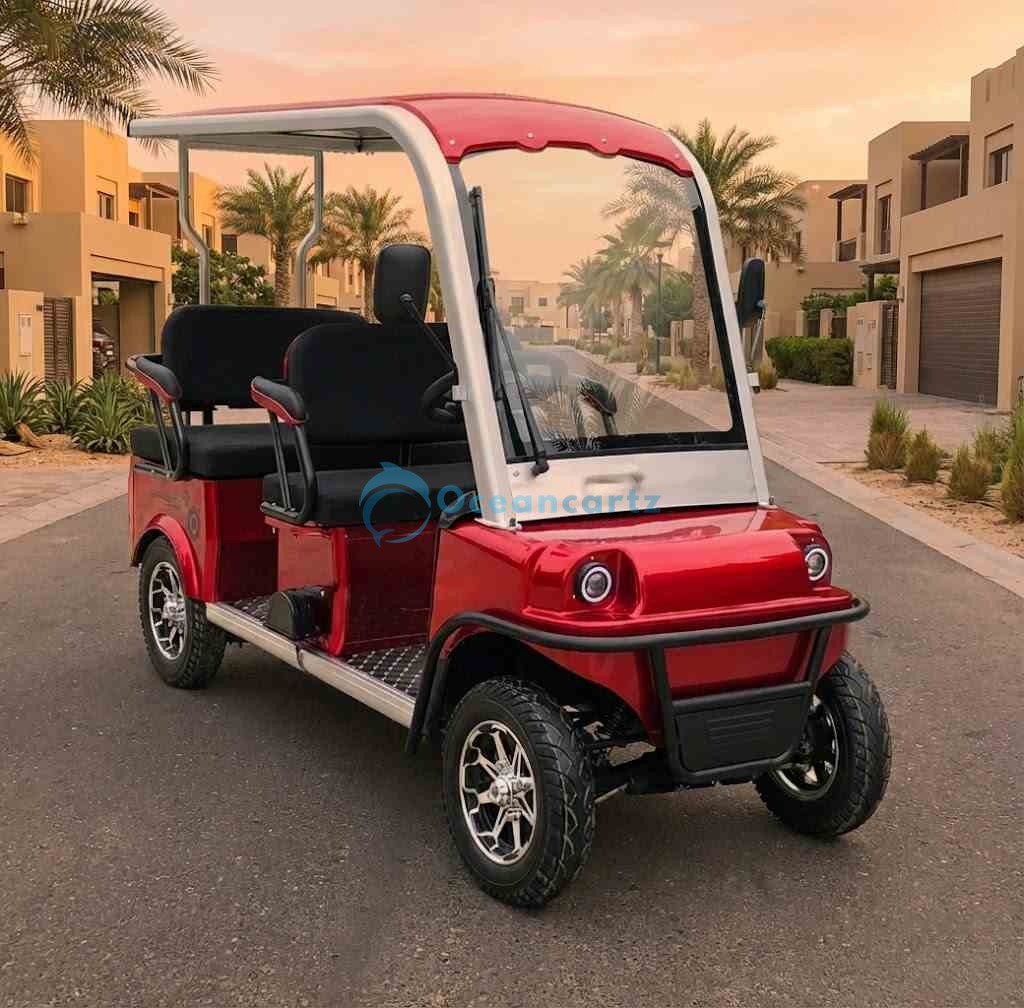 Buy Oceancartz 4-Seater 60V On-Road Electric Golf Cart with 1200W Motor and Regenerative Braking - Normal Golf Carts - 4 Seater at Oceancartz
