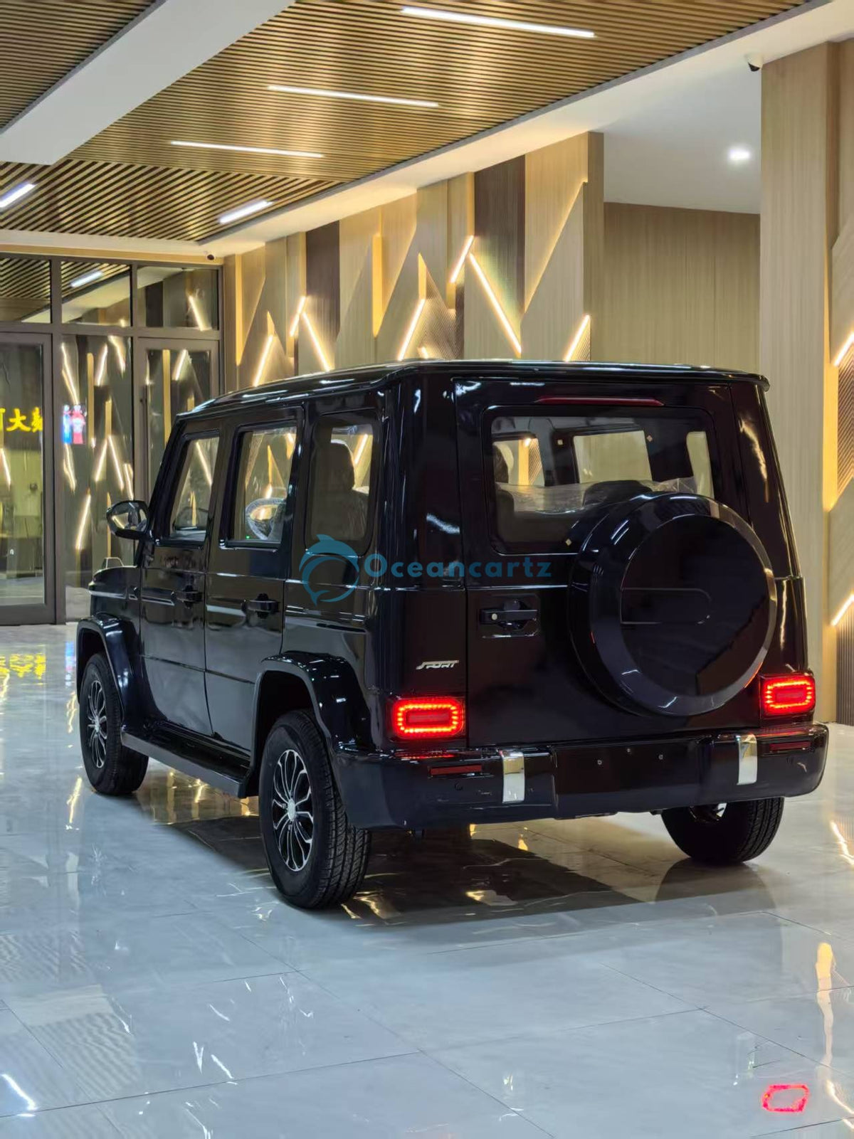 Oceancartz 5-Door Enclosed Classic Electric Golf Cart with 4000W AC Motor and Air Conditioning - Classic Golf Carts - 5 Seater - Photo 10 | Oceancartz