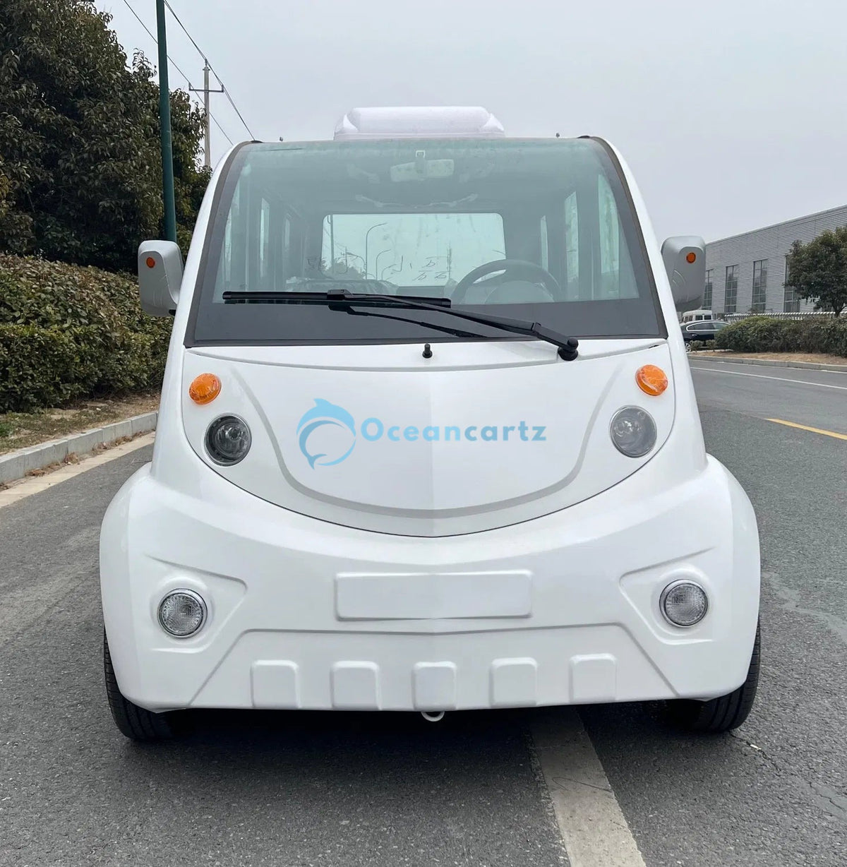 Oceancartz 6-8 Passenger Enclosed Electric Golf Cart with 4600W Dual Overhead AC, EPS, and LFP Lithium Battery - Air Conditioned Golf Carts - 6 Seater - Photo 5 | Oceancartz