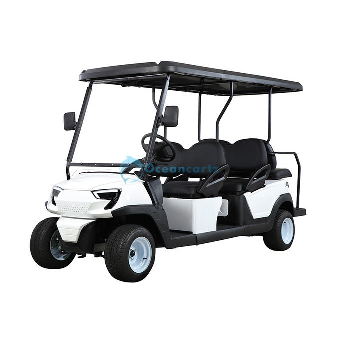 Oceancartz 6-Passenger 4+2 Electric Golf Cart with 48V 5kW Motor and 210Ah LiFePO4 Battery - Normal Golf Carts - 4+2 Seater | Oceancartz