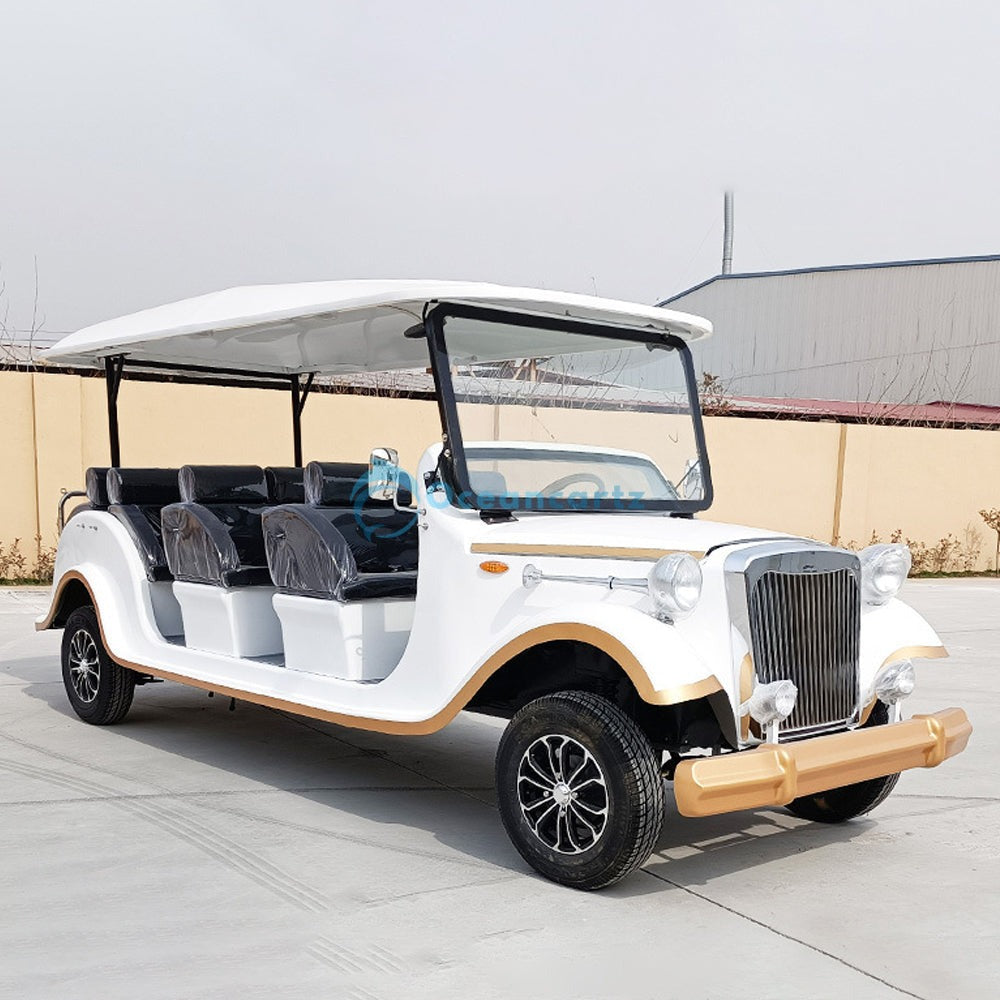 Oceancartz 6-Passenger Classic Style Electric Golf Cart with 5kW AC Motor and 3700mm Wheelbase - Classic Golf Carts - 6 Seater | Oceancartz