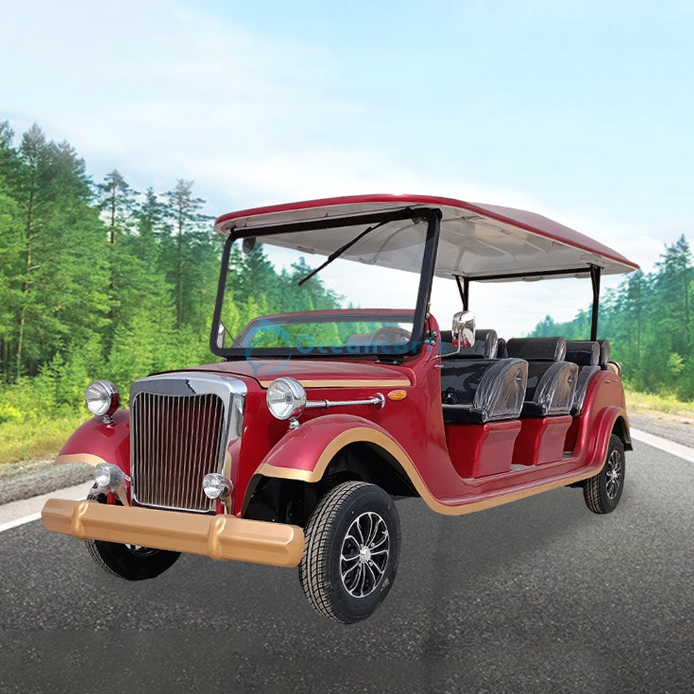 Buy Oceancartz 6-Passenger Classic Style Electric Golf Cart with 5kW AC Motor and 3700mm Wheelbase - Classic Golf Carts - 6 Seater at Oceancartz