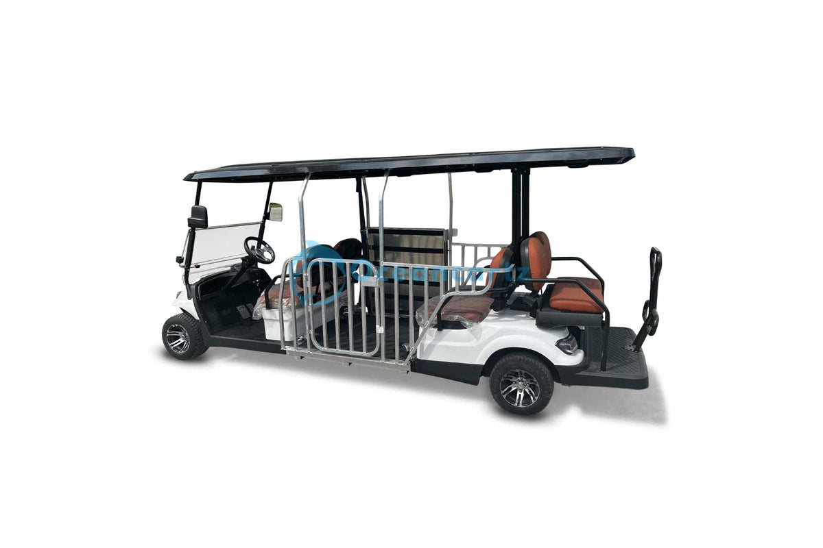 Oceancartz 6-Passenger Wheelchair Accessible Electric Utility Golf Cart with 86cm Ramp, 5kW Motor, and 51V 105Ah Lithium Battery - Utility Golf Carts - 6 Seater - Photo 5 | Oceancartz