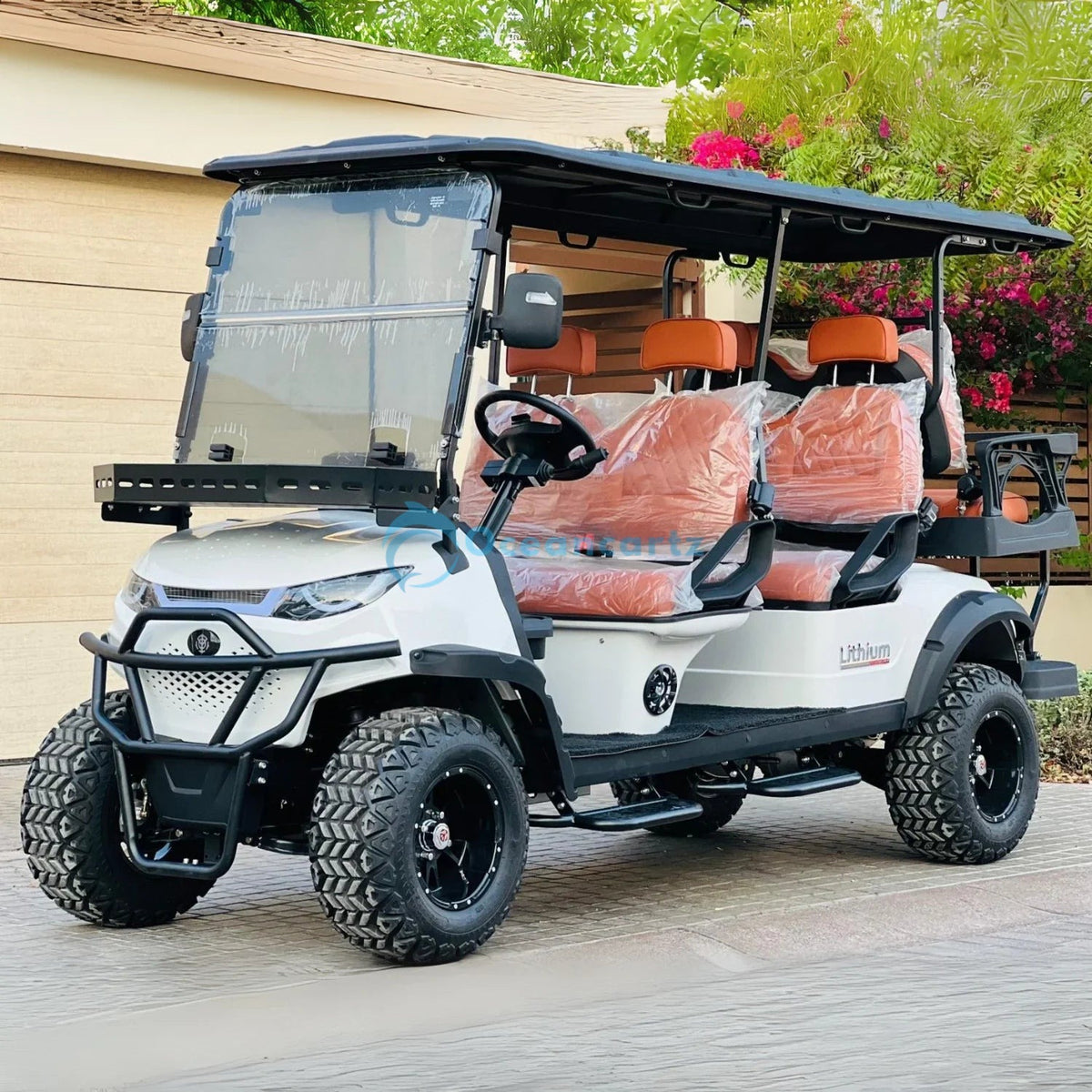 Oceancartz 6-Seater (4+2) Off-Road Electric Golf Cart, 48V 5000W Motor, 130Ah Lithium Battery, 14-Inch Alloy Rims, 23x10-14 All-Terrain Tires, 45 km/h Max Speed - Normal Golf Carts - 4+2 Seater - Photo 5 | Oceancartz