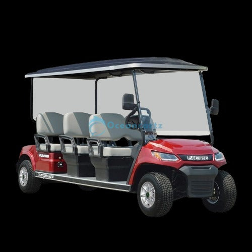 Oceancartz 6-Seater 48V 5kW AC Electric Forward-Facing On-Road Golf Cart with 80km Range - Normal Golf Carts - 6 Seater | Oceancartz