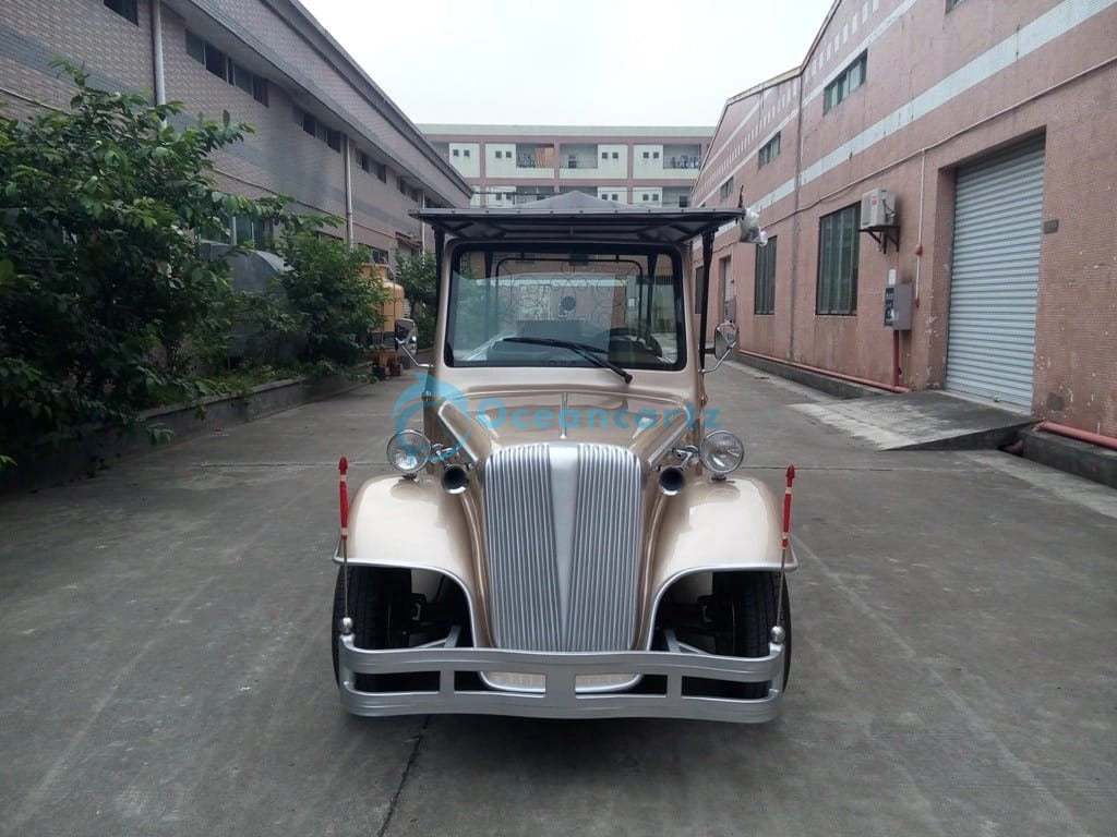 Buy Oceancartz 8-Passenger Classic Style Electric Tour Golf Cart with 7.5kW AC Motor and 72V 200Ah Battery System - Classic Golf Carts - 6+2 Seater at Oceancartz
