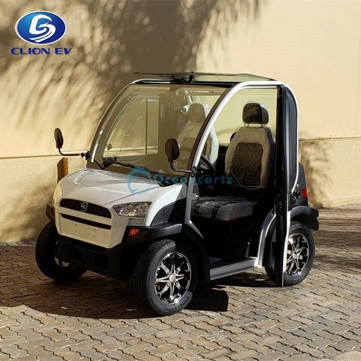 Buy Oceancartz Enclosed 2-Seater 60V Electric Golf Cart with Air Conditioning and 130km Range - Air Conditioned Golf Carts - 2 Seater at Oceancartz