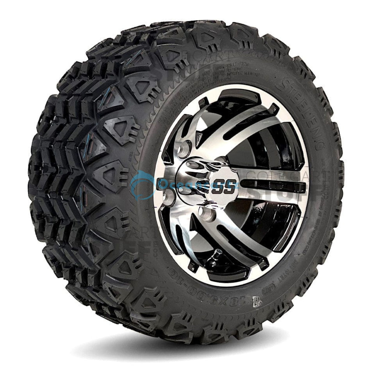 Oceancartz Golf Cart Low-Profile Street Tire (215/35-12 for 12-Inch Rims) - Golf Cart Tire | Oceancartz