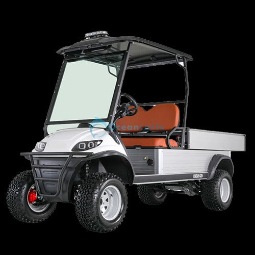 Oceancartz Lifted 2-Passenger Off-Road Electric Utility Golf Cart with Hydraulic Cargo Bed, 48V 5kW AC Motor, and 12-Inch Wheels - Utility Golf Carts - 2 Seater - Photo 6 | Oceancartz