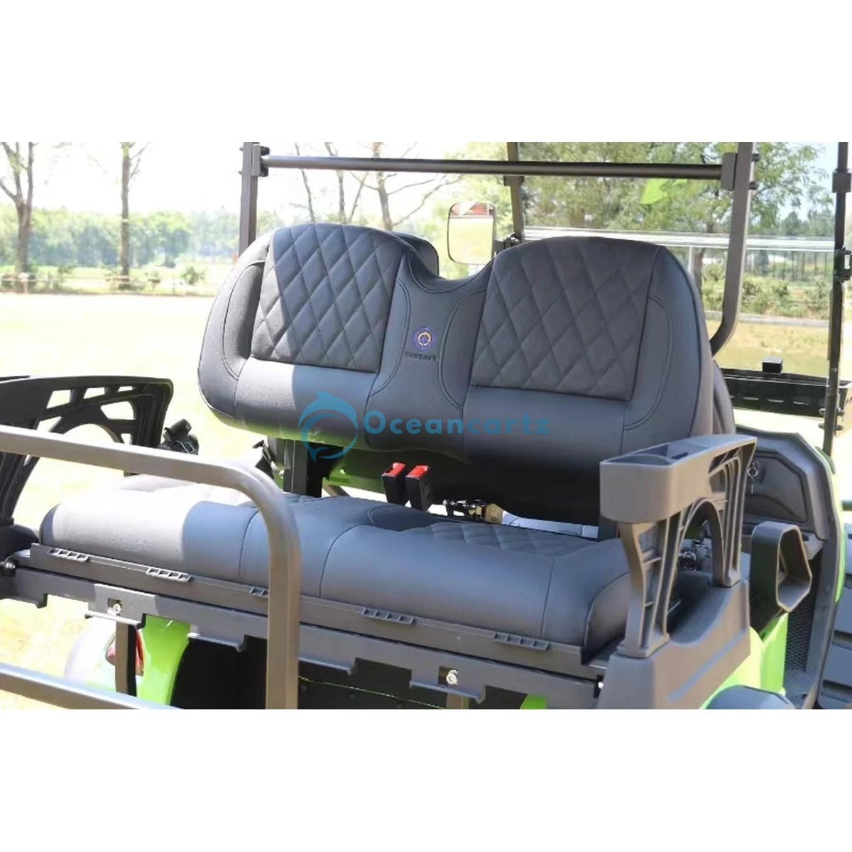 Oceancartz Lifted 4-Seater (2+2) Off-Road Electric Golf Cart, 48V 5000W Motor, 108Ah Lithium Battery, 120km Range, 14-Inch Alloy Wheels, 23/10-14 Tires - Normal Golf Carts - 2+2 Seater - Photo 4 | Oceancartz