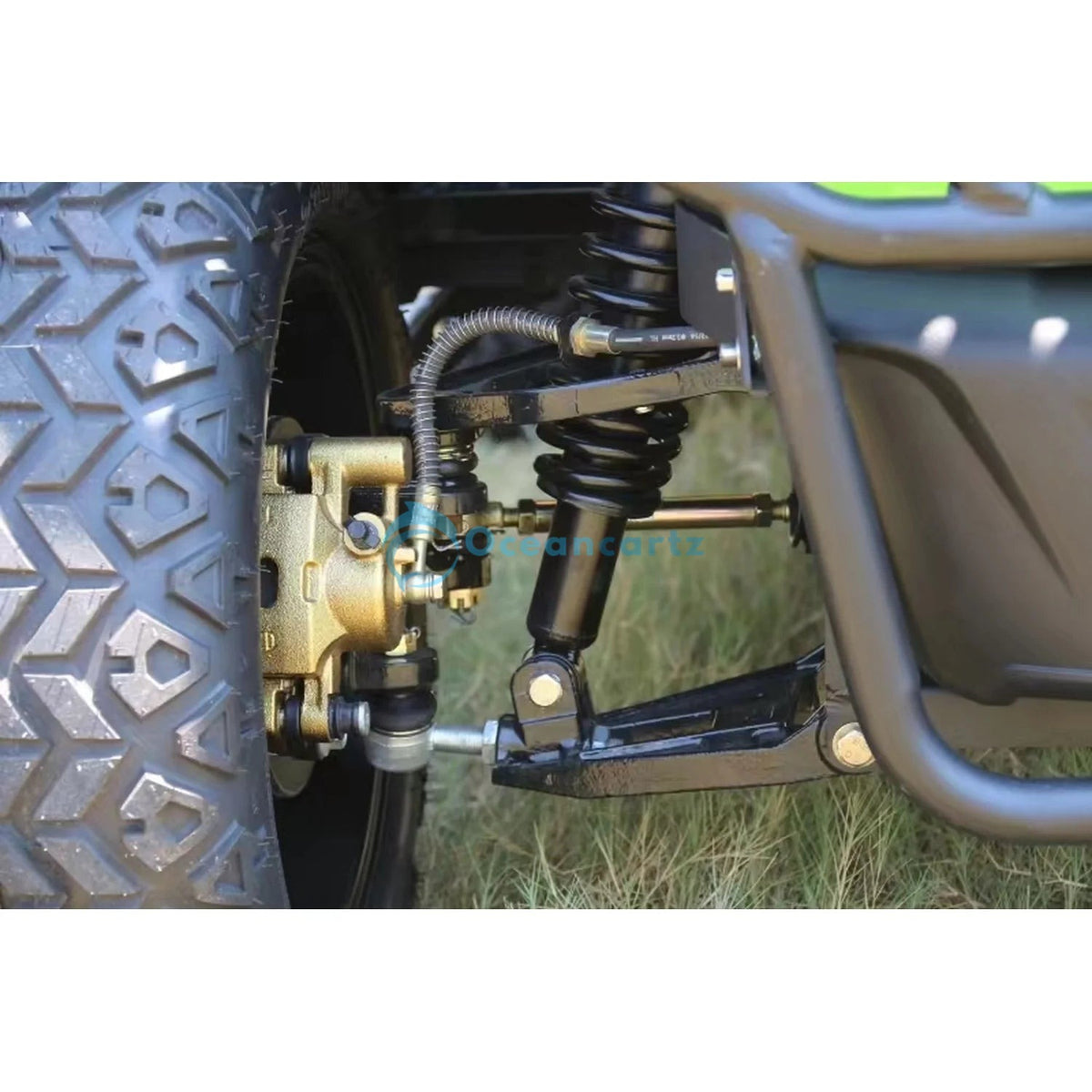 Oceancartz Lifted 4-Seater (2+2) Off-Road Electric Golf Cart, 48V 5000W Motor, 108Ah Lithium Battery, 120km Range, 14-Inch Alloy Wheels, 23/10-14 Tires - Normal Golf Carts - 2+2 Seater - Photo 6 | Oceancartz
