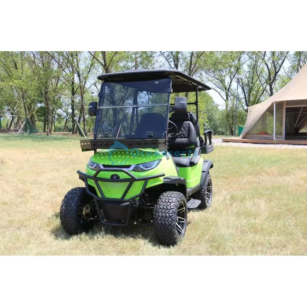 Oceancartz Lifted 4-Seater (2+2) Off-Road Electric Golf Cart, 48V 5000W Motor, 108Ah Lithium Battery, 120km Range, 14-Inch Alloy Wheels, 23/10-14 Tires - Normal Golf Carts - 2+2 Seater - Photo 8 | Oceancartz