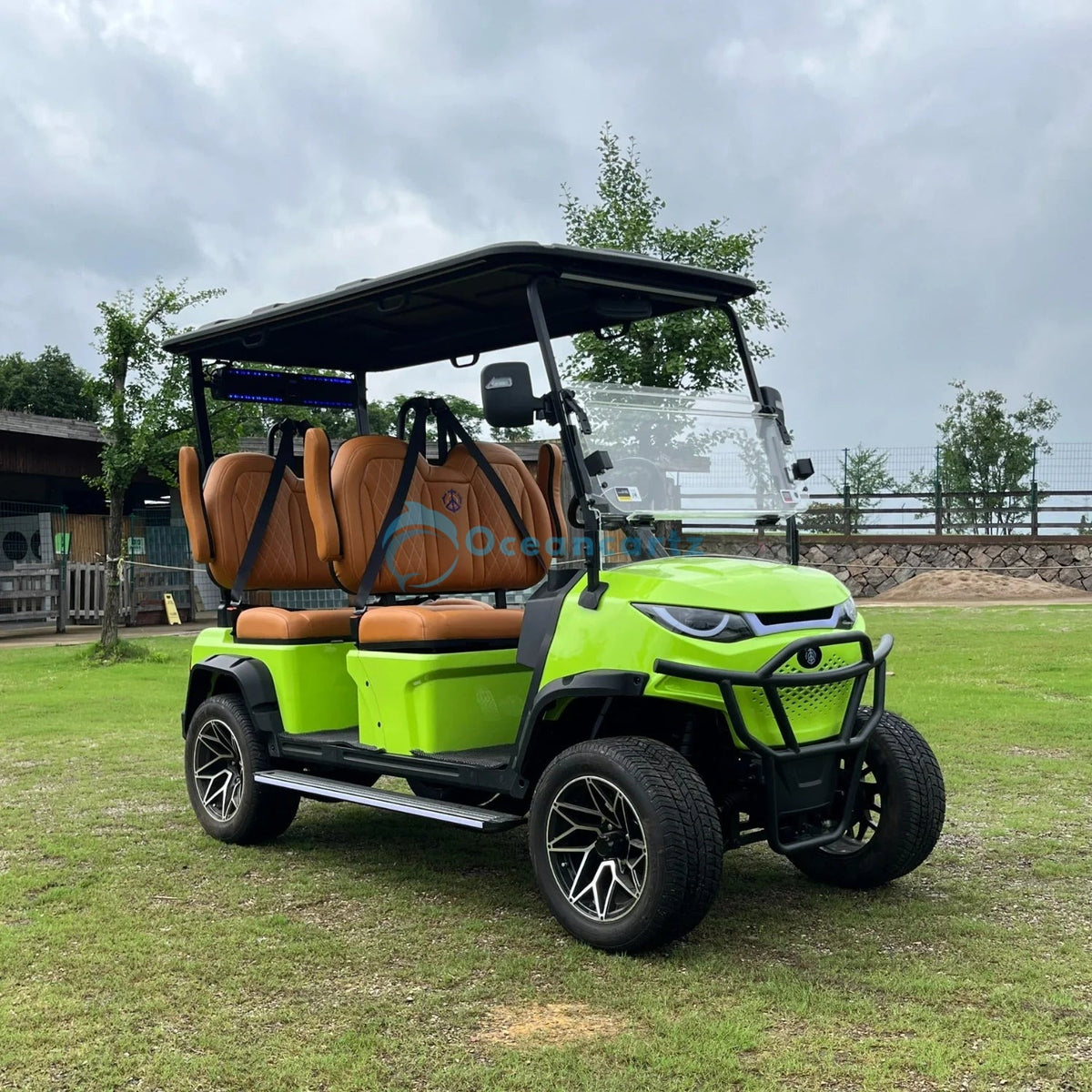 Oceancartz Lifted 4-Seater Off-Road Golf Cart, 48V 5000W AC, 108Ah LiFePO4, 120km Range, 10.1" LCD - Normal Golf Carts - 4 Seater | Oceancartz