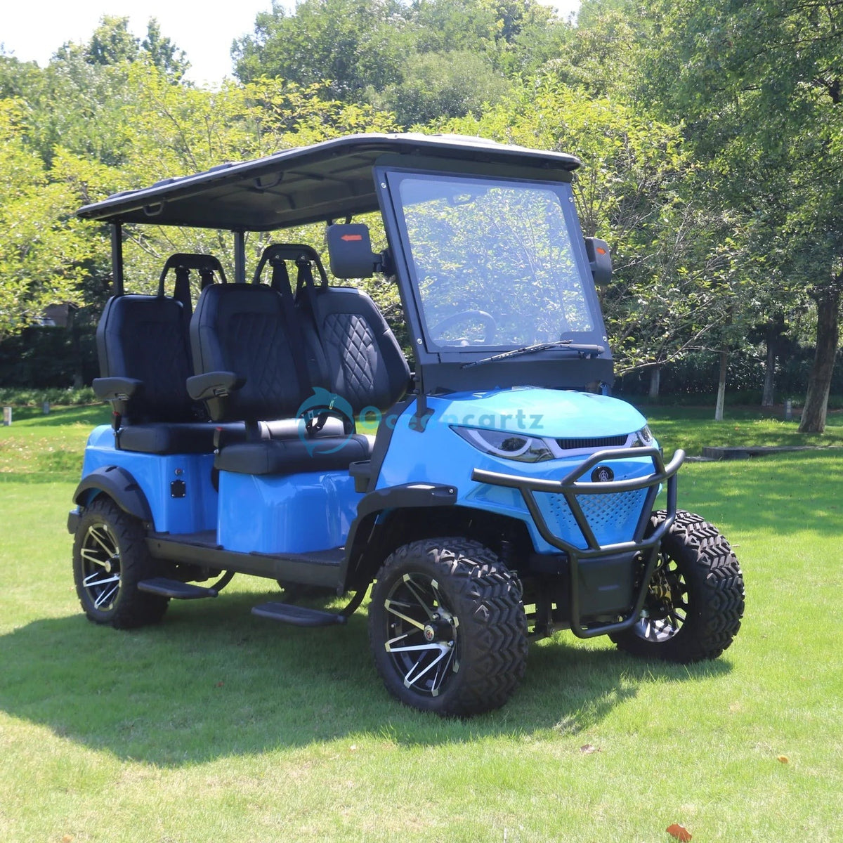 Buy Oceancartz Lifted 4-Seater Off-Road Golf Cart, 48V 5000W AC, 108Ah LiFePO4, 120km Range, 10.1" LCD - Normal Golf Carts - 4 Seater at Oceancartz